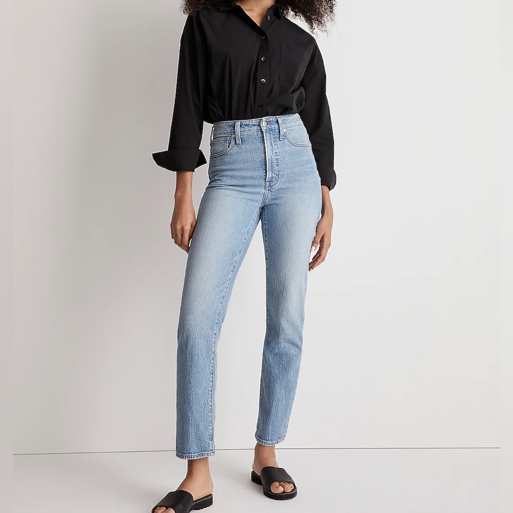 Madewell The Perfect Vintage Straight Jean in Ferman Wash